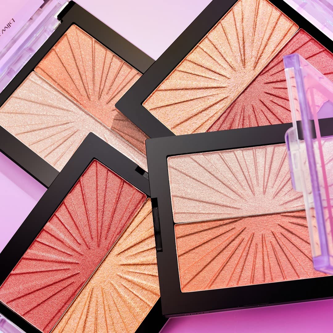 wet n wild MegaGlo Blushlighter| Blush & Highlighter Duo| Shimmer Metallic Finish| Flash Me - Image 12